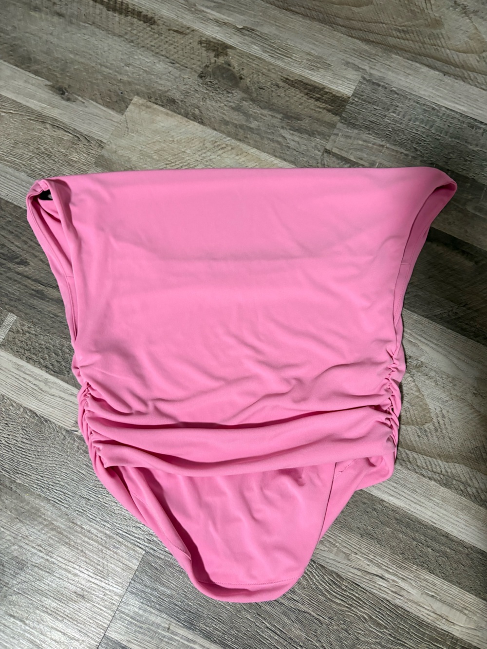 Zara Pink Draped Cowl Neck Top Medium - Picture 4 of 4